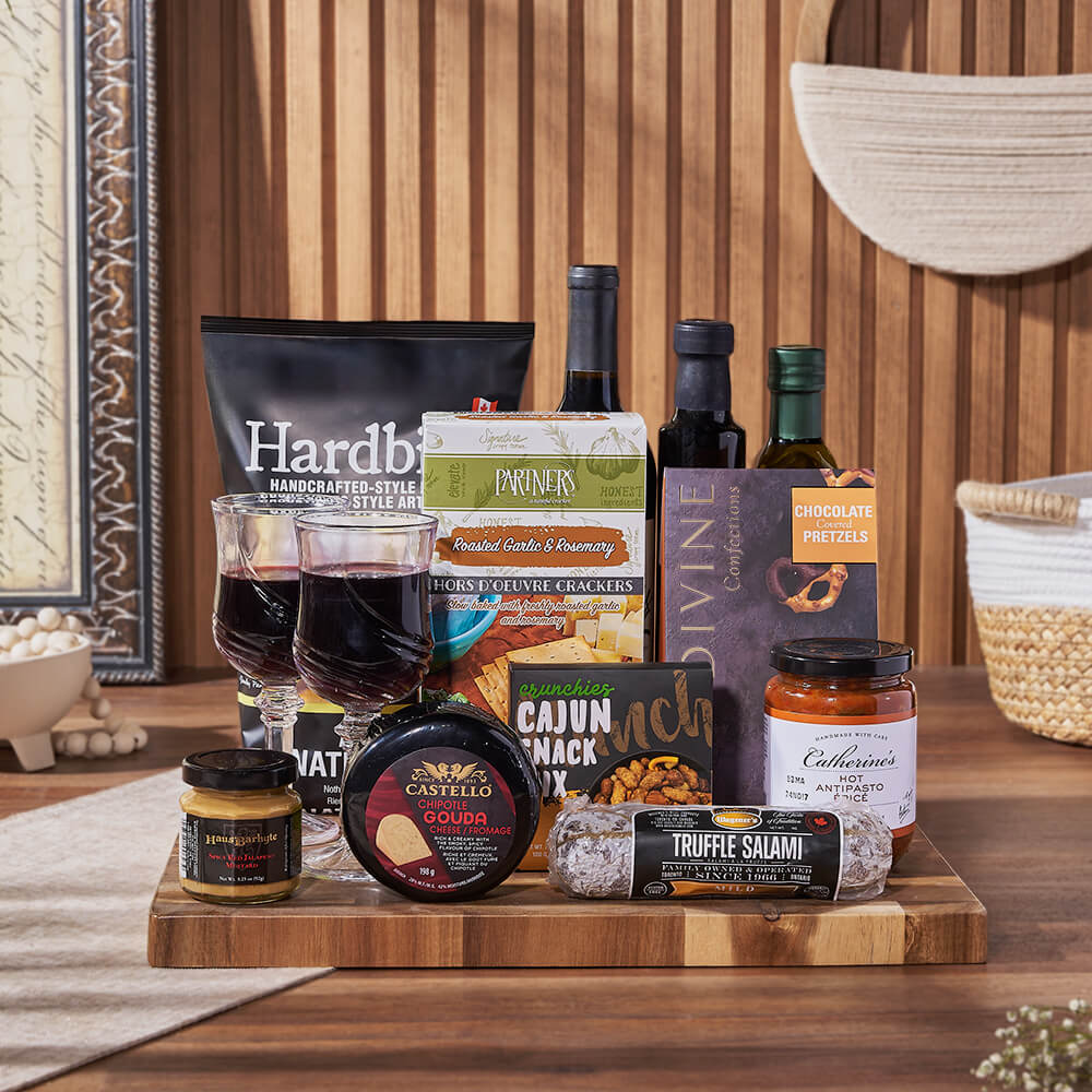 Etobicoke Wine &amp; Cheese Gift Basket, wine gift, wine, charcuterie gift, charcuterie, cheese gift, cheese, Toronto delivery