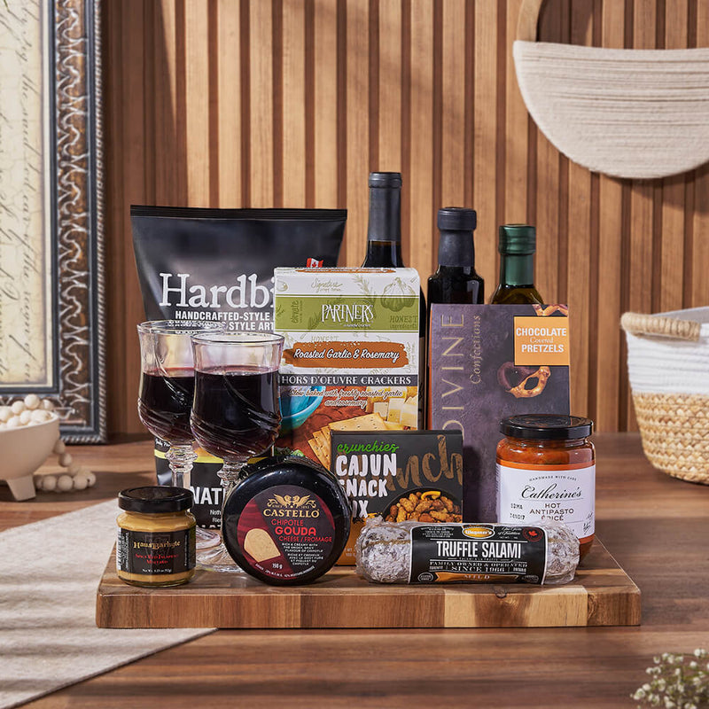 Etobicoke Wine & Cheese Gift Basket, wine gift, wine, charcuterie gift, charcuterie, cheese gift, cheese, Toronto delivery