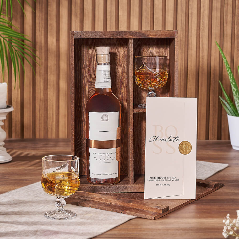 Executive Liquor &amp; Decanter Set, liquor gift, liquor, chocolate gift, chocolate, Toronto delivery