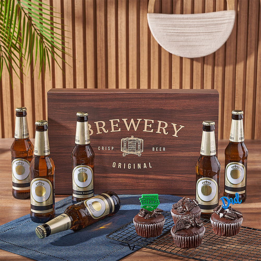 Father’s Day Beer &amp; Cupcake Gift, beer gift, beer, fathers day gift, fathers day, cupcake gift, cupcake, Toronto delivery