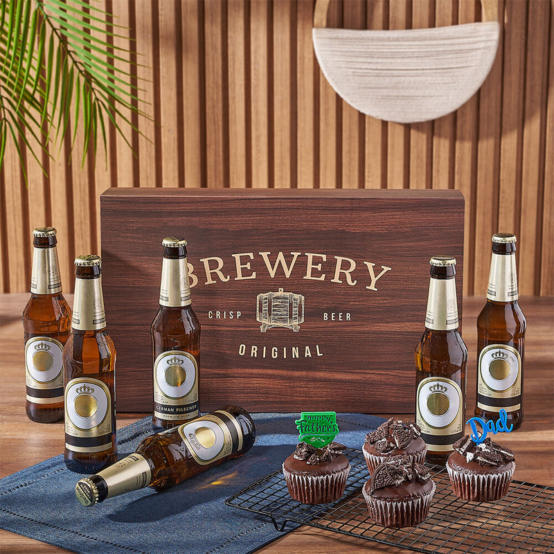 Father’s Day Beer & Cupcake Gift, beer gift, beer, fathers day gift, fathers day, cupcake gift, cupcake, Toronto delivery