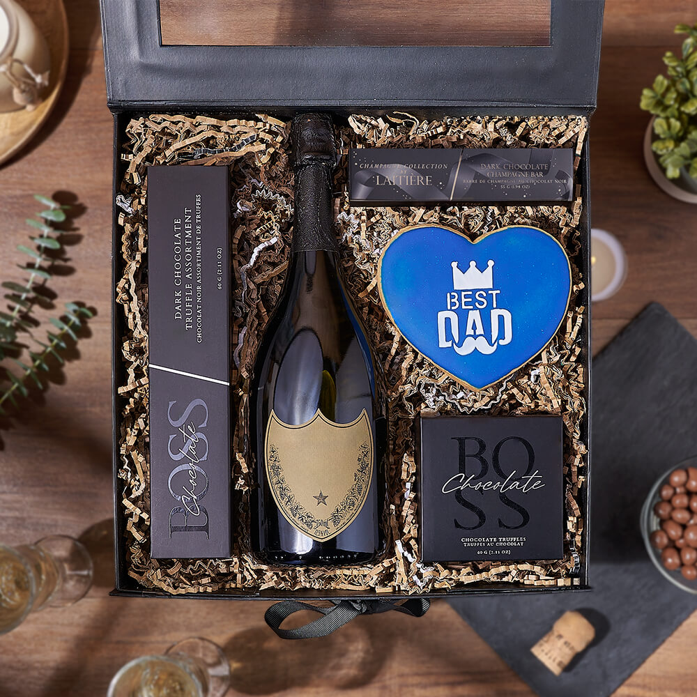 Father’s Day Champagne &amp; Sweets Box, sparkling wine gift, sparkling wine, champagne gift, champagne, fathers day gift, fathers day, Toronto delivery