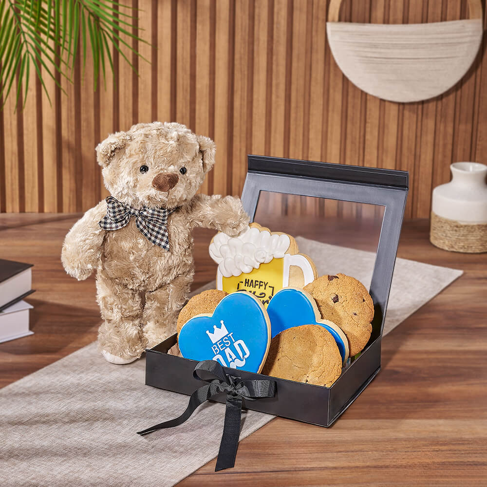 Father’s Day Cookie & Bear Gift, fathers day gift, fathers day, cookie gift, cookie, Toronto delivery