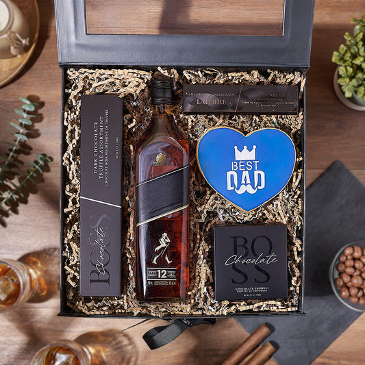 Father’s Day Spirits & Sweets Box, fathers day gift, fathers day, cookie gift, cookie, chocolate gift, chocolate, Toronto delivery