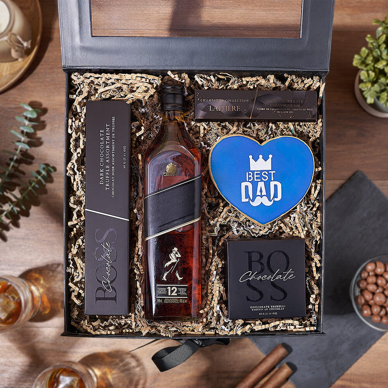 Father’s Day Spirits & Sweets Box, fathers day gift, fathers day, cookie gift, cookie, chocolate gift, chocolate, Toronto delivery