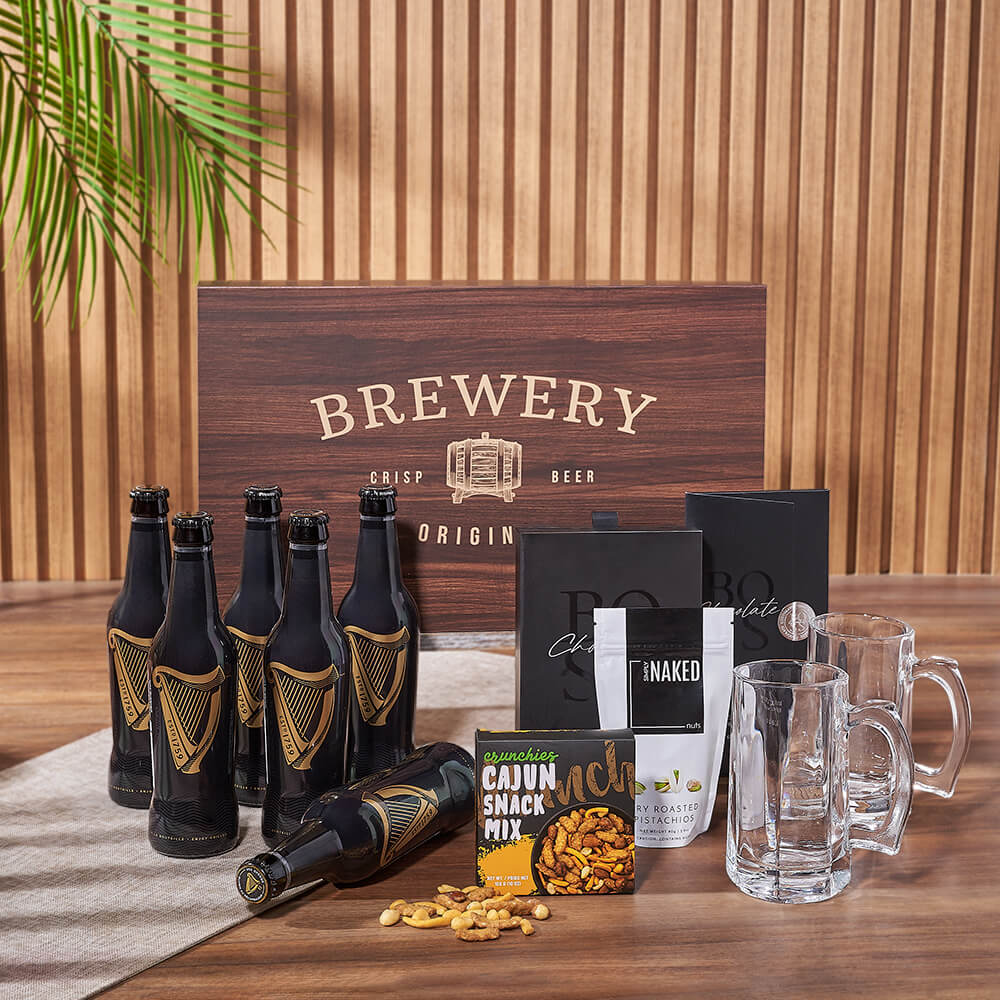 Guinness Wooden Box Beer Gift – how the gift is presented