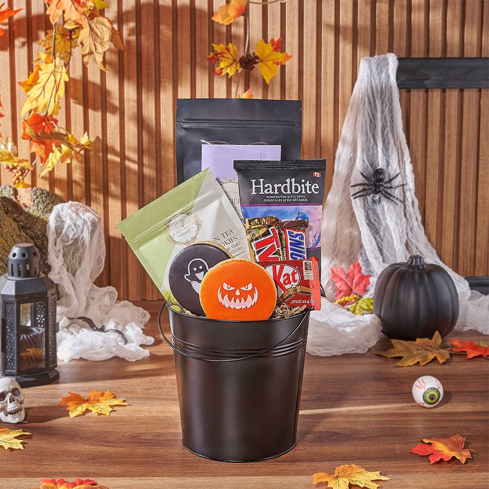 Halloween Tricks &amp; Treats Gift Basket, halloween gift, halloween, candy gift, candy, chocolate gift, chocolate, Toronto delivery