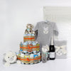 “Huggies & Chuggies” Celebration Gift Set from Montreal Baskets - Toronto Delivery