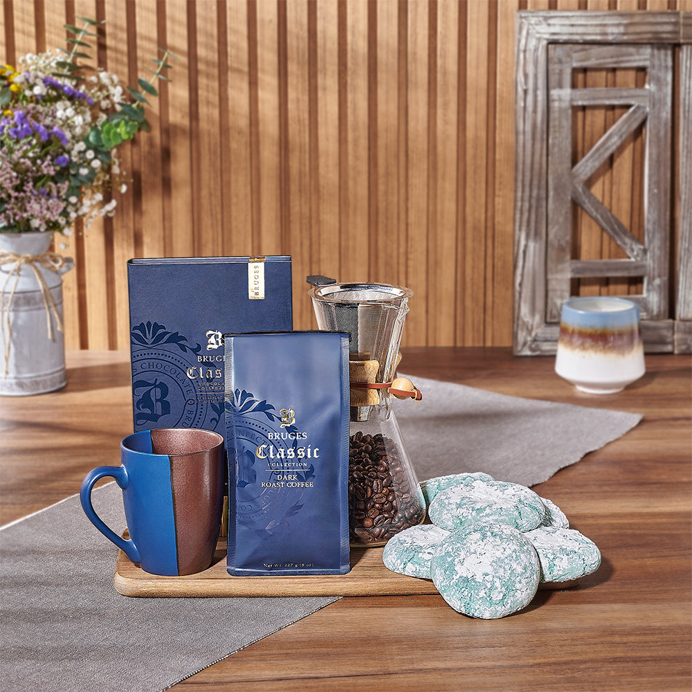 Kosher Coffee &amp; Cookies Gift Basket - Kosher Gift Basket - Toronto Delivery