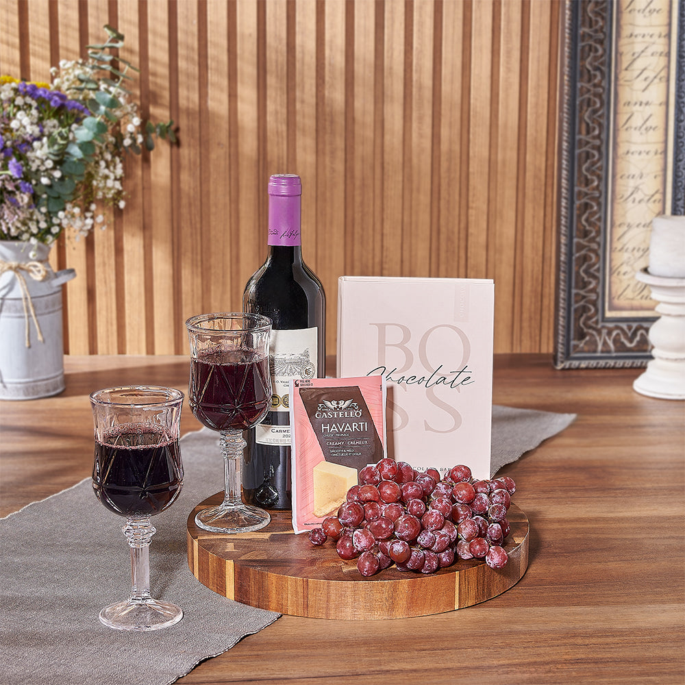 Kosher Wine &amp; Cheese Gift Basket
Toronto Baskets- Toronto Delivery