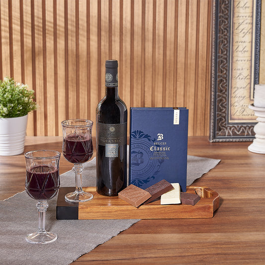 Kosher Wine & Chocolate for Two
Toronto Baskets- Toronto Delivery