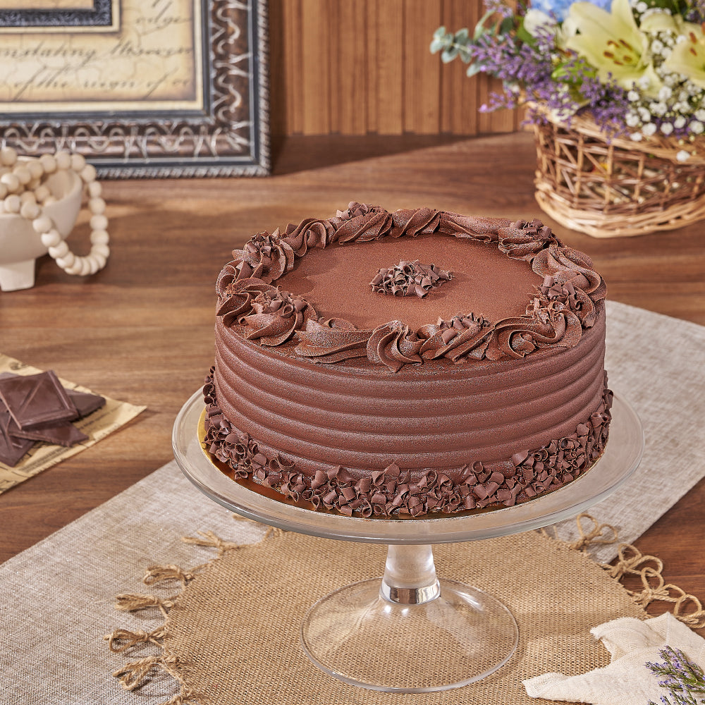 Delicious 9-Inch Diameter Cake – how the gift is presented