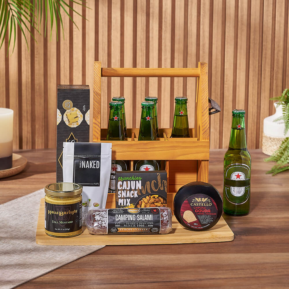 Meat, Cheese &amp; Beer Gift Set, beer gift, beer, charcuterie gift, charcuterie, Toronto delivery