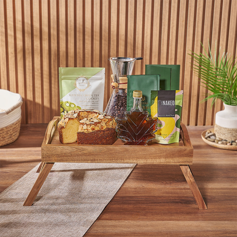 Coffee Cake and Matcha Cookies Gift – how the gift is presented