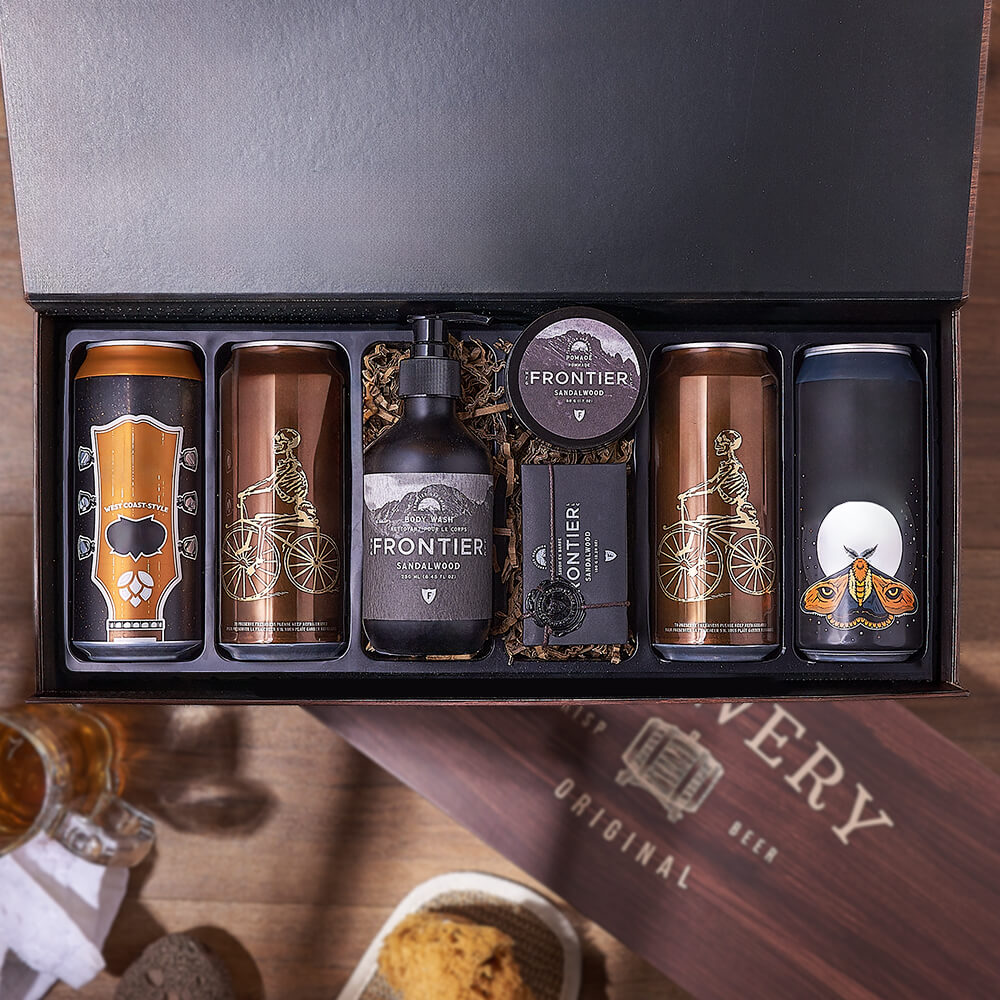 Sandalwood &amp; Craft Brew Box, beer gift, beer, spa gift, spa, Toronto delivery