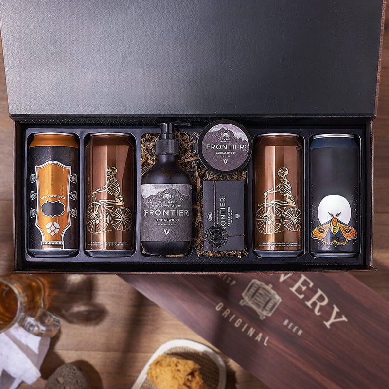 Sandalwood & Craft Brew Box, beer gift, beer, spa gift, spa, Toronto delivery