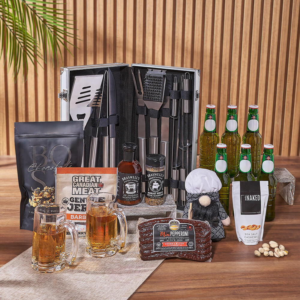 Craft Beer and Grill Set Gift – how the gift is presented