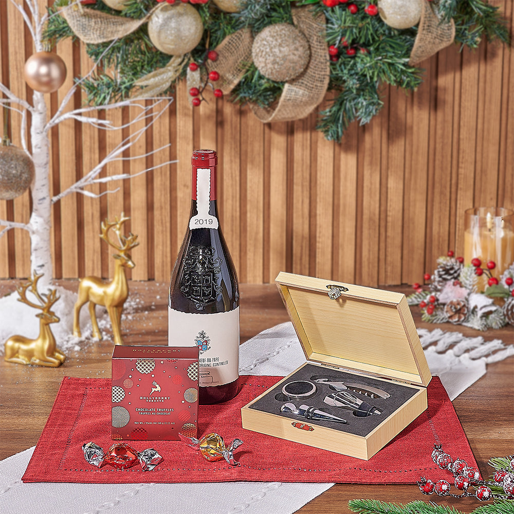 Snowman’s Wine &amp; Chocolate Pairing, wine gift, wine, chocolate gift, chocolate, Christmas gift, christmas, Toronto delivery