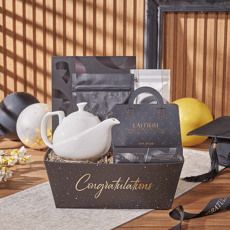 Soothing Tea Graduation Gift, tea gift, tea, graduation gift, graduation, chocolate gift, chocolate, Toronto delivery