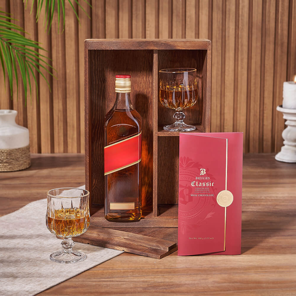 Summerhill Liquor &amp; Treats Basket, liquor gift, liquor, chocolate gift, chocolate, Toronto delivery