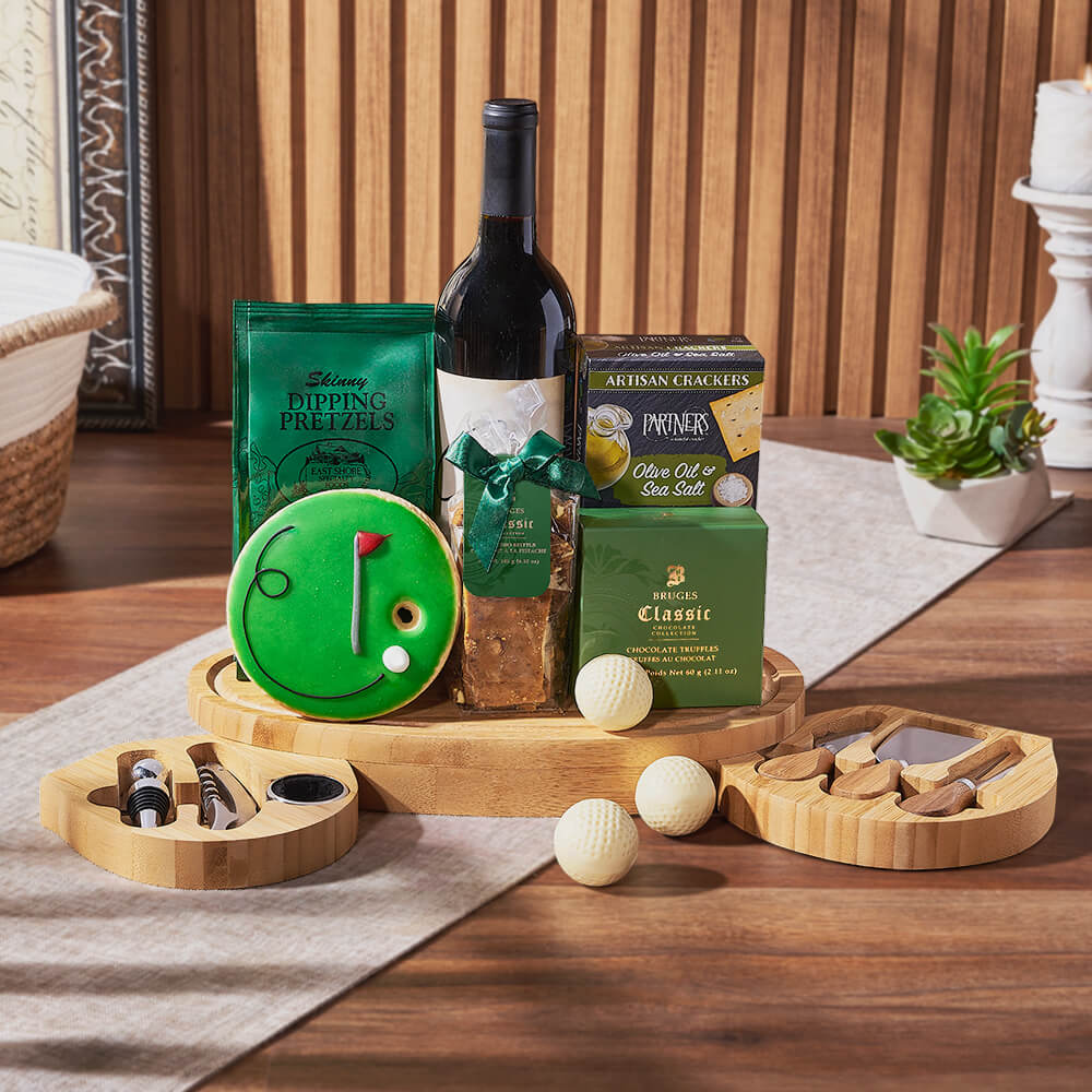 Sweet Treat Golf &amp; Wine Gift, wine gift, wine, golf gift, golf, Toronto delivery