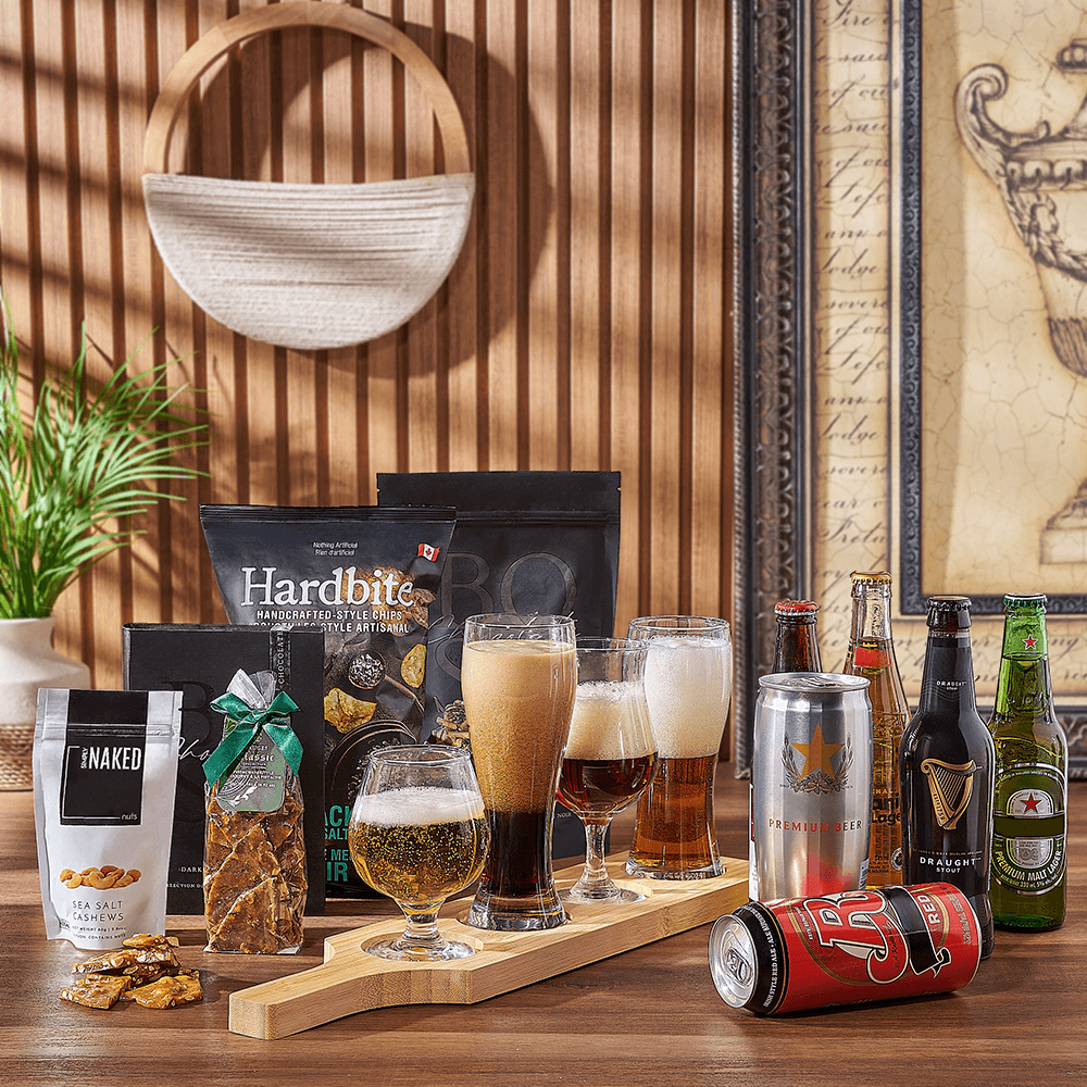 Sweet & Salty Beer Flight Sampler, beer gift, beer, chocolate gift, chocolate, Toronto delivery