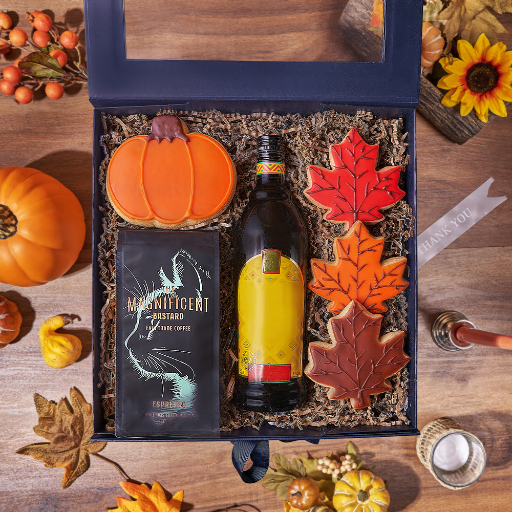 Thanksgiving Spirits &amp; Coffee Gift, coffee gift, coffee, liquor gift, liquor, thanksgiving gift, thanksgiving, cookie gift, cookie, Toronto delivery