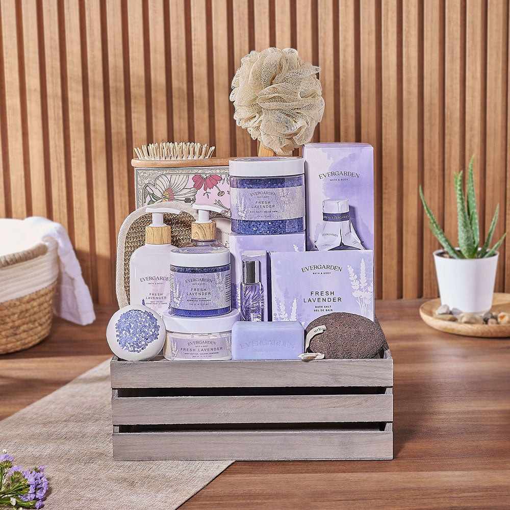 The Ultimate Spa Basket For Her, spa gift, spa, bath &amp; body gift, bath &amp; body, chocolate gift, Toronto delivery