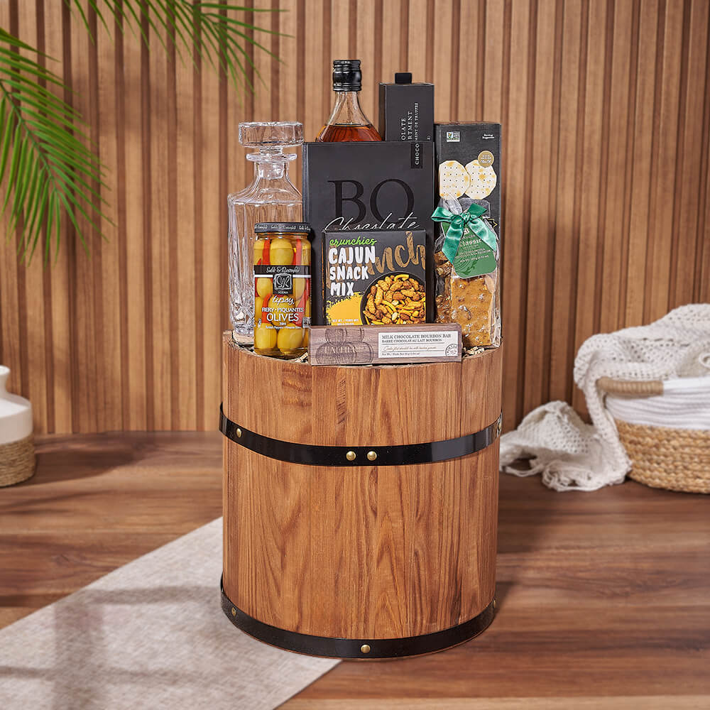 Whiskey Barrel Gift Set – Liquor gift baskets – Toronto delivery