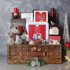 Ample Holiday Wine & Treats Basket from Toronto Baskets  - Christmas Gift Basket - Toronto Delivery