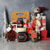 Chocolate Truffles & Christmas Sleigh Basket from Toronto Baskets - Toronto Baskets Delivery