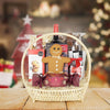 Christmas Wine Picnic Basket from Toronto Baskets- Toronto Baskets Delivery