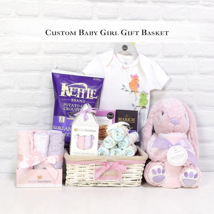 Custom Baby Girl Gift Basket from Toronto Basket - Toronto Basket Delivery