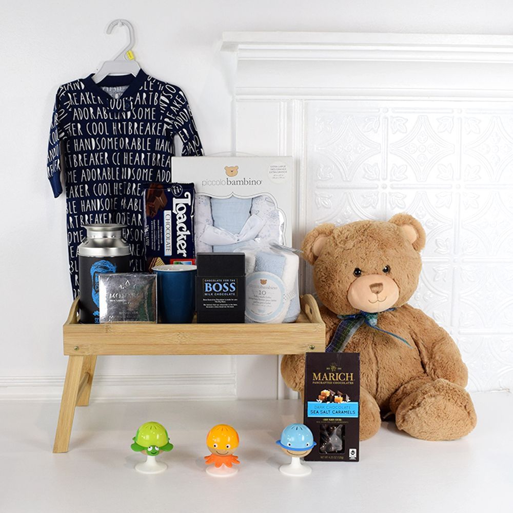  This curated collection is packed with love and happiness for the proud parents, Toronto delivery 