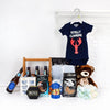 Deluxe Baby Boy Blue Gift Set - Toronto Baskets - Toronto Baskets Delivery