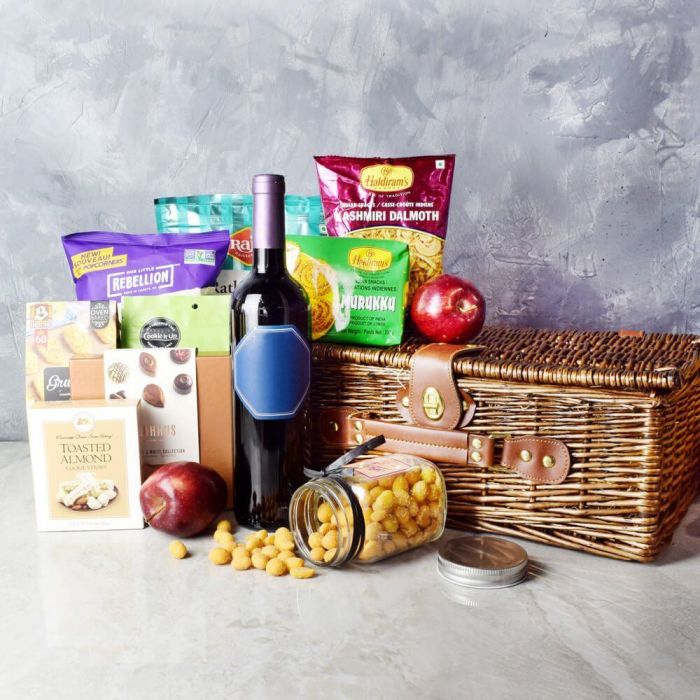 Diwali Gift Basket With Sparkling Gifts &amp; Goodies -Toronto Baskets - Toronto Baskets Delivery