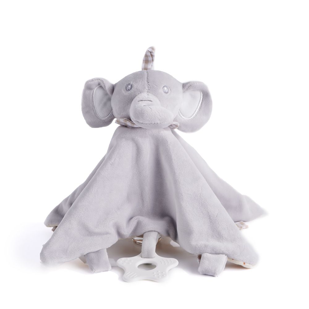 Grey Plush Elephant Blanket from Toronto Baskets - Plush Gift Basket - Toronto Delivery