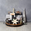 Holiday Bubbly & Snowflake Snack Gift Set - Toronto Baskets - Toronto Delivery