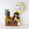 Newborn Essentials Gift Basket with Wine from Toronto Baskets - Baby Gift Basket - Toronto Delivery