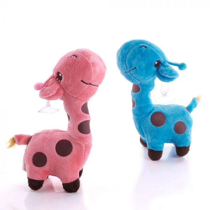 Baby Pink Blue Giraffes – how the gift is presented