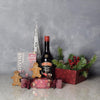 Red Sweets & Spirits Gift Set from Toronto Baskets - Liquor Gift Set - Toronto Delivery.