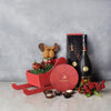 Rudolph's Bubbly Holiday Gift Set from Toronto Baskets - Christmas GIft Basket - Toronto Delivery